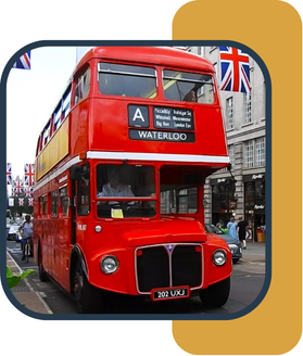 Double-decker bus in London