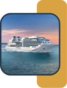 Seabourn Ovation sailing the Mediterranean