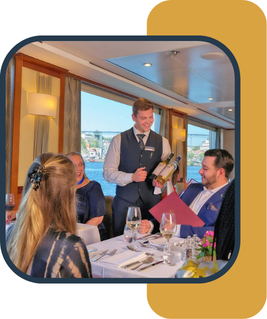 Amazing food and wine, served with excellent service